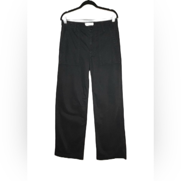 NEW Madewell Low-Slung Baggy Utility Pants in Almost Black, 4-Pockets, Size 27 - Picture 6 of 16